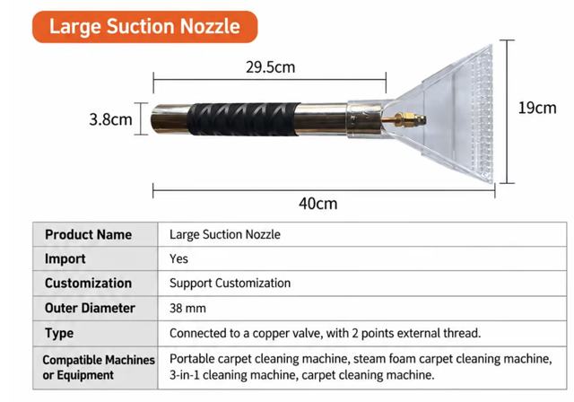 Large suction nozzle